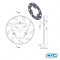 Disque Frein Arrière NG Beta RR50 / Rieju Spike / RJ50 185mm