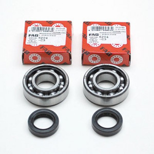 Kit Roulement Vilebrequin + Joint Spi Peugeot Ludix Speedfight 3 Jet Force (Kit 6204 FAG Acier C3)