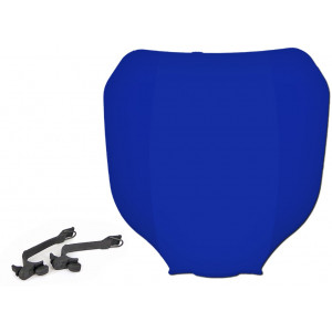 T&ecirc;te de Fourche Moto 50cc Plaque Num&eacute;ro Cross YZ Bleu avec Fixation
