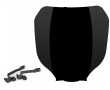 T&ecirc;te de Fourche Plaque Num&eacute;ro Cross YZ Noir avec Fixation
