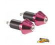 Embout Guidon Tun'r Cone Rouge D17 guidon Acier (X2)