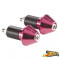 Embout Guidon Tun'r Cone Rouge D17 guidon Acier (X2)