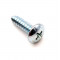 Vis Carrosserie M4.5 x 20 Longueur 20mm Zingu&eacute; pour Capotage Cyclo Scooter Moto
