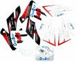 Kit D&eacute;co Autocollant Noir Dirt Bike / Pit Mistral OverStep 145