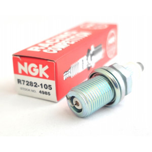 Bougie Ultra Comp&eacute;tition 2T NGK R7282-105 - Karting / Cyclo Comp&eacute;tition G1-G2-G3 / Moto / Runs (Cap TRS1225B)