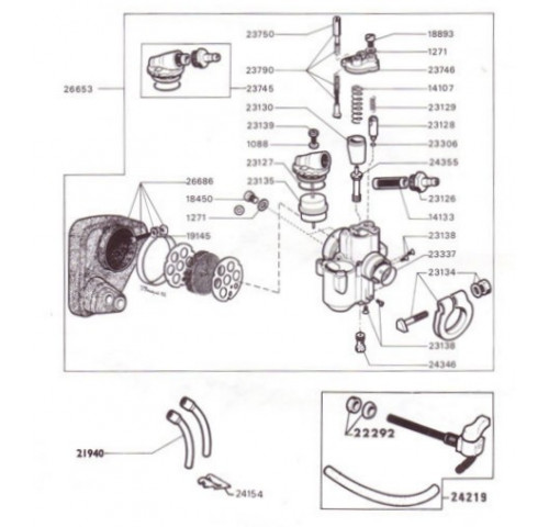 CARBURATEUR AD13 - R138