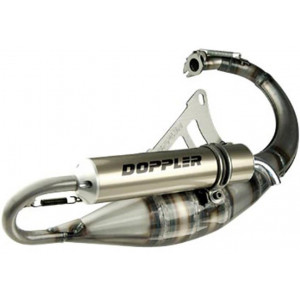 Pot d'&eacute;chappement Doppler RR7 Titane Piaggio Typhoon NRG NTT DNA Zip Stalker Runner