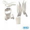 Carrosserie Scooter KIT Gilera Stalker Blanc (5 pieces)
