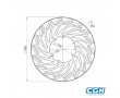 Disque Frein M&eacute;caboite Avant NG Derbi Senda DRD PRO / SM 50 / Rieju SMXpro / MRT 12-> / SX50 (300)