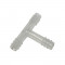 Raccord Durite en T &Oslash; 6mm pour Essence, Huile, Air, eau (int 3mm / 30x23 / Plastique)