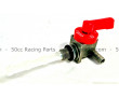 Robinet Essence Cyclo MBK 51 Renforc&eacute; avec Indicateur de Position - Rouge &Oslash; 10x100