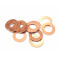 Rondelle Joint Cuivre Ø 10mX 18mm - Vidange Boite Derbi Senda / GPR Euro 2 et 3 (X1)