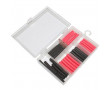 Gaine Thermor&eacute;tractable Electrique Noir, Rouge - Coffret Panach&eacute; de 60 manchons