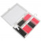 Gaine Thermorétractable Electrique Noir, Rouge - Coffret Panaché de 60 manchons