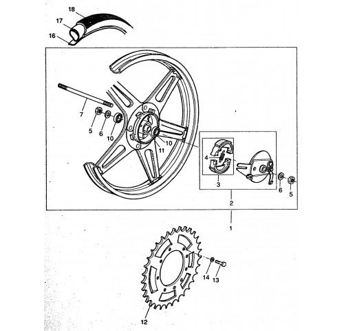 ROUE ARRIERE