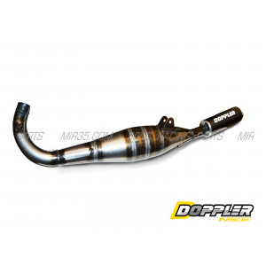 Pot d'&eacute;chappement Doppler ER1 Peugeot 103 RCX SPX Clip Cartouche Carbone