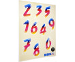 Planche Num&eacute;ros Autocollants MBK Booster Cup Fond Noir - NOS Stock D'&eacute;poque