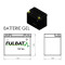 Batterie SLA 12-4 12V - 4Ah Gel sans Entretien - Motoculture (110x68H89)