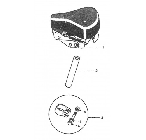 SELLE PORTE-BAGAGES  