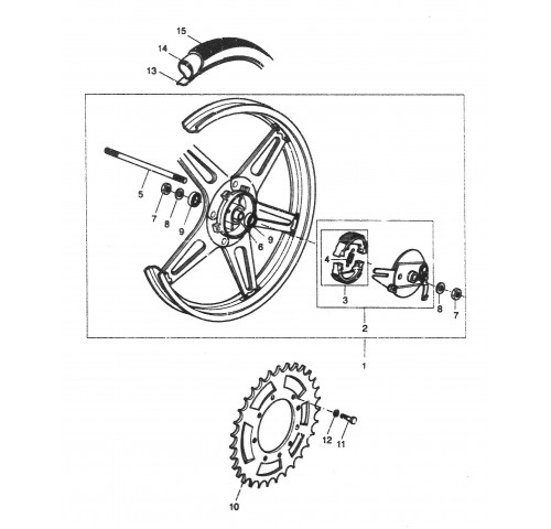 ROUE ARRIERE