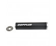 Silencieux Moto 2T Doppler ER1 Noir - Montage Universel DIA 70mm (M&eacute;caboite)