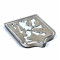 Monogrammes Réservoir et Boite à Outils Rouge / Or Peugeot 103 104 GL10 GT10 102 BB (La paire)