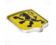 Monogrammes R&eacute;servoir et Boite &agrave; Outils Jaune / Noir Peugeot 103 104 GL10 GT10 102 BB (La paire)