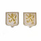Monogrammes Réservoir et Boite à Outils Blanc / Or Peugeot 103 104 GL10 GT10 102 BB (La paire)