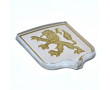 Monogrammes R&eacute;servoir et Boite &agrave; Outils Blanc / Or Peugeot 103 104 GL10 GT10 102 BB (La paire)