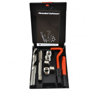 Outils R&eacute;paration Filetage M14 x 1.25 - Taraud / Fili&egrave;re / Helicoil (Filet Rapport&eacute;) (Coffret 20PCS)