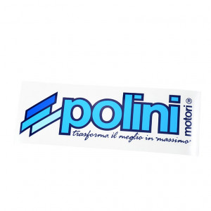 Autocollant Polini 16cm x 6cm - Blue Line