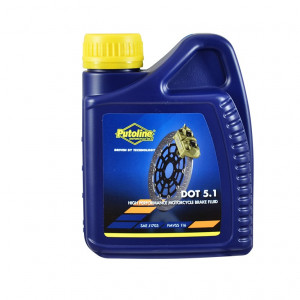 Liquide Frein DOT5.1 Putoline Universal BRAKE FLUID Auto/Moto/Scooter (500ML)