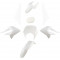 CARROSSERIE M&eacute;caboite TUN'R KIT Derbi Senda DRD RACING 11➔ /RCR/SMT 11➔ 18 Blanc (6 PC)
