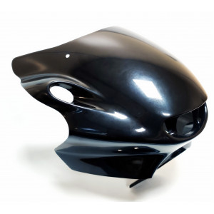 T&ecirc;te de Fourche MBK 51 Magnum Racing XR Noire Bulle Identique Origine (Injection Plastique)