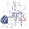 Joint de Cuve Carburateur Gurtner Cyclo Motobécane MBK 88 AV7 - Origine 8431