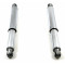 Amortisseur Cyclo Lisse 285mm Chromé Type Sebac - Mobylette MBK Motobécane 88 881 Peugeot 103 (La Paire)