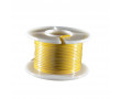 FIL ELECTRIQUE SECTION 0.75MM Jaune - ROULEAU de 25M