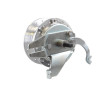 Moyeu de Roue Arri&egrave;re MBK 51 Motob&eacute;cane Leleu Complet - 36 Trous &Oslash; 80mm Axe de 10mm (Avec frein et Axe)