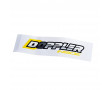 Autocollant Doppler Noir Jaune Blanc Lg 12cm