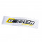 Autocollant Doppler Noir Jaune Blanc Lg 12cm