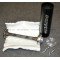 Silencieux de Pot Doppler Racing ER1 MBK 51 / Peugeot 103 Alu Noir Universel Court