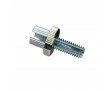 Vis Tendeur de Cable / Gaine M6x100 Fendue pour Levier Embrayage/Frein (Gaine max 8mm)