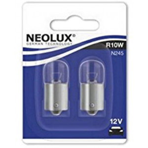 Ampoule 12V 10W BA15S Graisseur Feu Arri&egrave;re Cyclo Scooter NEOLUX Qualit&eacute; Origine - Blister de 2