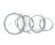 Kit Cable Complet Gris Solex 5000 et 3800 Hongrois - Gaz + Frein + D&eacute;compresseur