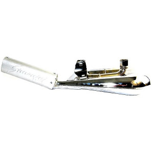 Pot d'&eacute;chappement Simonini Serpentin Peugeot 103 Chrome Complet 50144C