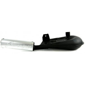 Pot d'&eacute;chappement Simonini Serpentin Peugeot 103 Noir Complet 50144