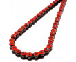 Chaine Cyclo 415 KMC Renforc&eacute; Rouge - 120 Maillons - Peugeot 103 / MBK 51