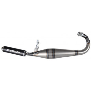 Pot d'&eacute;chappement Doppler G1 StreetCup pour MBK 51 AV10 Mobylette Motob&eacute;cane AV7 (Bras Carr&eacute;)
