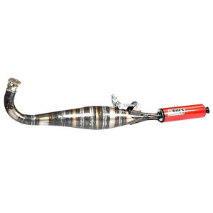 Pot d'&eacute;chappement MVT SP2 Cyclo Peugeot 103 RCX SPX Clip (Bras Carr&eacute;)