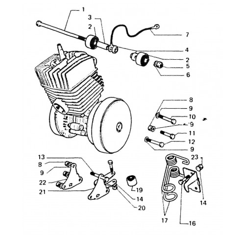 FIXATION MOTEUR